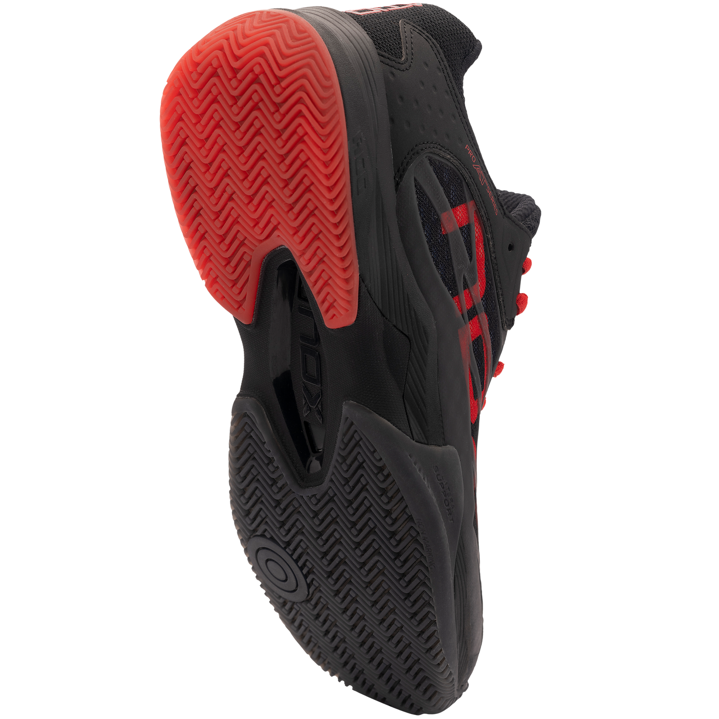 NOX AT10 LUX NEGRU/ROSU