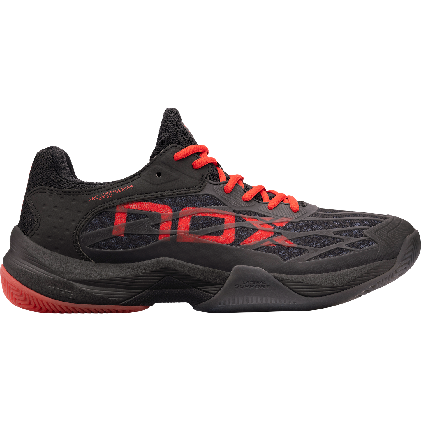 NOX AT10 LUX NEGRU/ROSU