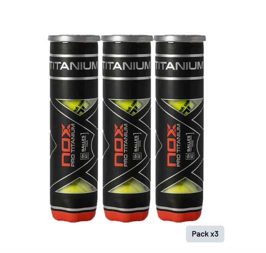 3 PRO TITANIUM BALLS (3 tubes package)